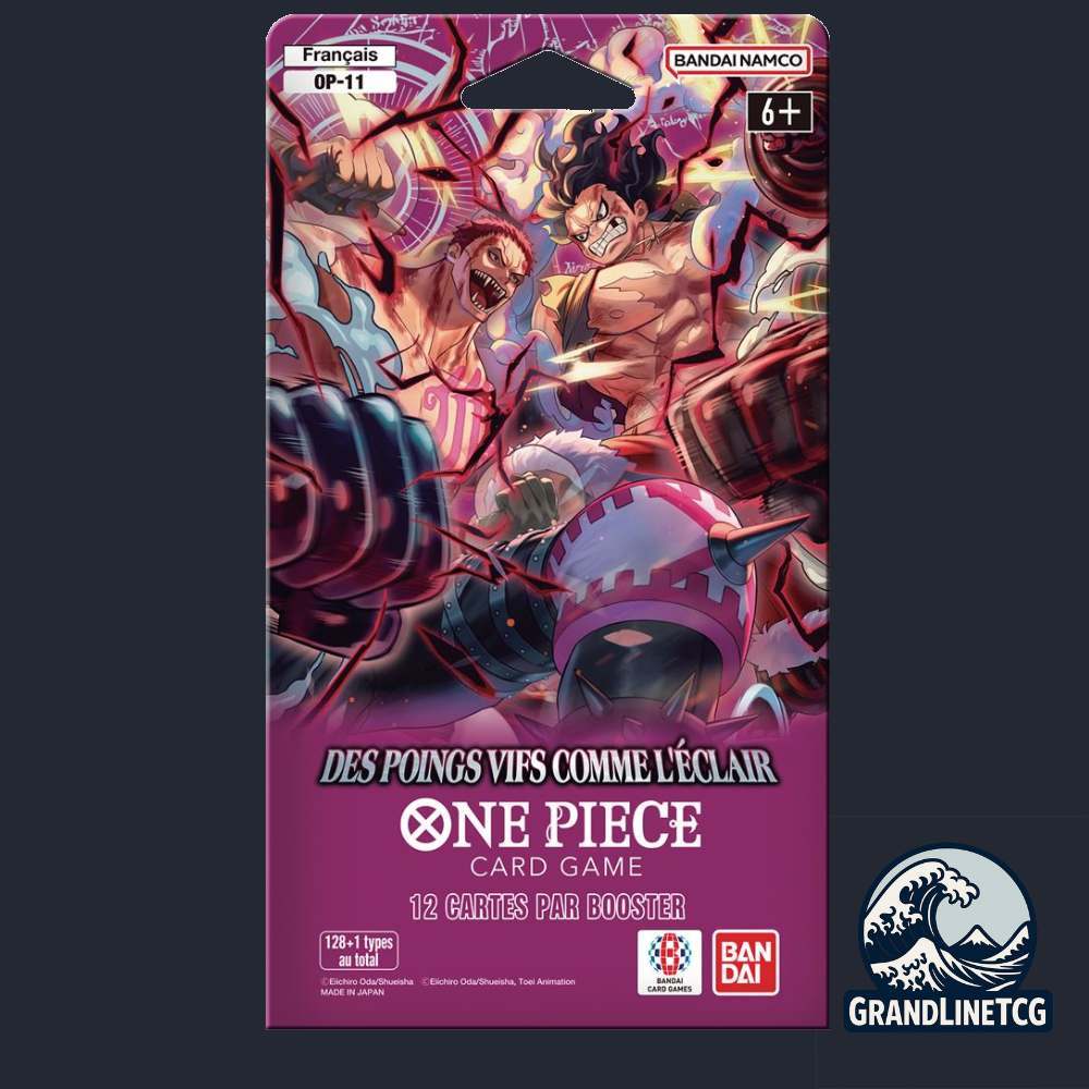 BOOSTER BLISTER ONE PIECE OP11 - Des poings vifs comme l'éclair (FR)